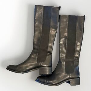 BcBG Generation WOMEN'S BLACK LEATHER BOOTS SIZE‎ 6.5B